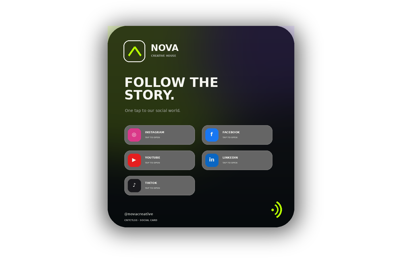 Nova Creative House Social Card